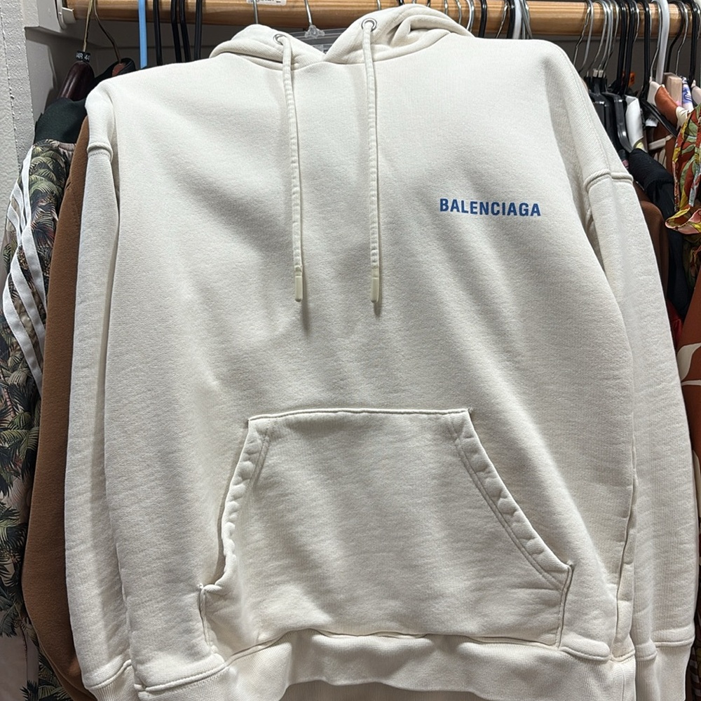 Balenciaga hoody sz M cream - Picture 15 of 15